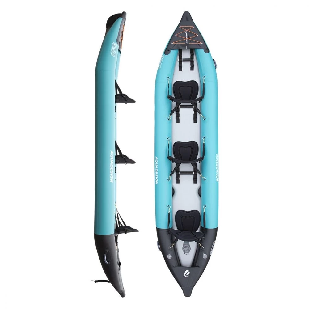 Kayak Gonflable 3 Places Aqua Design Koloa 400 4 Kayak Gonflable 3 Places Aqua Design Koloa 400 – Image 2