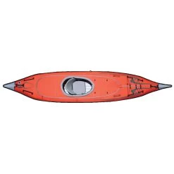 Kayak Gonflable Advanced Elements AF Convertible Elite Rouge -Kayak Soldes convertible deck 1 1