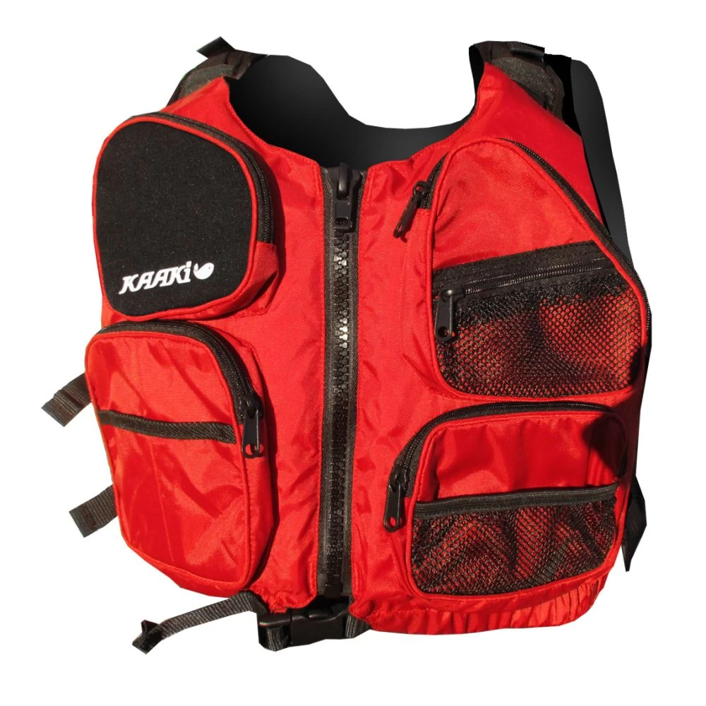 Gilet Kayak Pêche Aqua Design Kaaki 50N Rouge 6 Gilet Kayak Pêche Aqua Design Kaaki 50N Rouge – Image 4