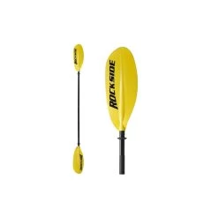 Pagaie Kayak Rockside - Alu - 4 Parties - 220 Cm -Kayak Soldes kayak paddle 4 parts 220 aluminium yellow 1