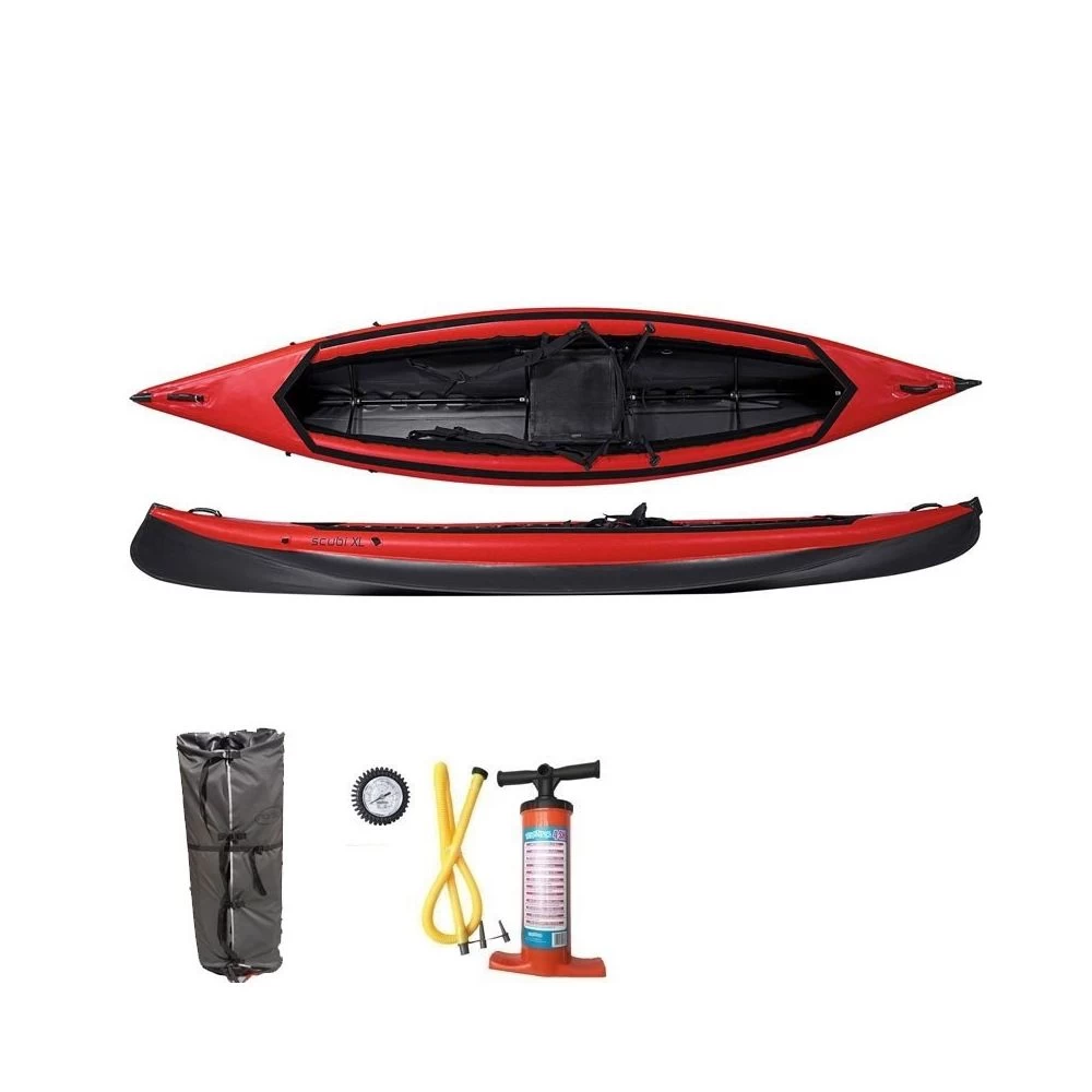 Kayak Gonflable Nortik Scubi 1 XL Rouge 4 Kayak Gonflable Nortik Scubi 1 XL Rouge – Image 2