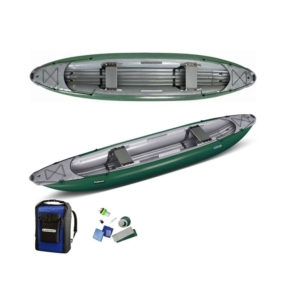 Canoe Gonflable Gumotex Palava Vert 3 Canoe Gonflable Gumotex Palava Vert