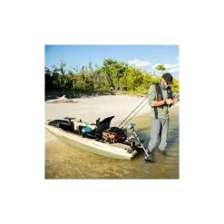 Kayak De Pêche Pelican Catch PWR 100 Khaki -Kayak Soldes pwr beige action