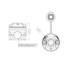 Receveur Railblaza 19-25 -Kayak Soldes receveur railblaza 19 25 noir 13
